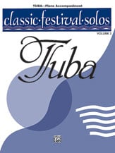 Classic Festival Solos Vol. 2 Tuba Piano Accompaniment cover
